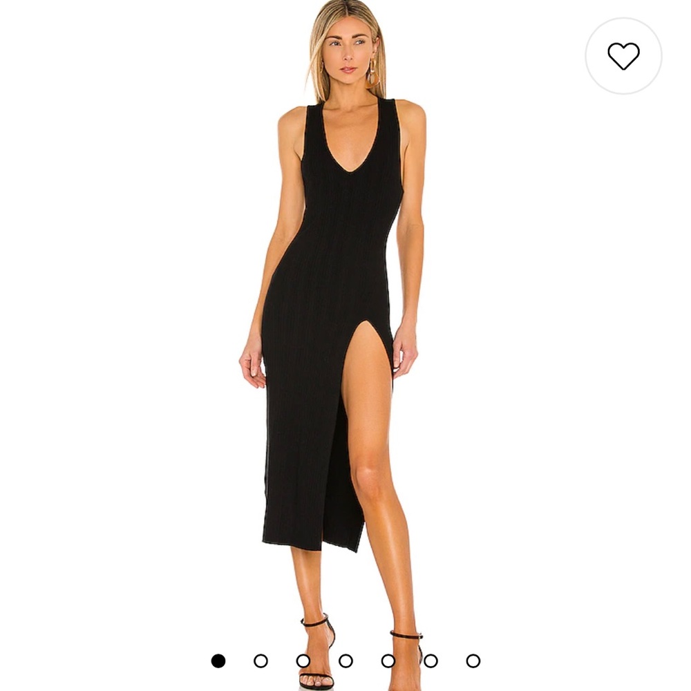 Michael Costello x Revolve Variegated Rib Bodycon Dress